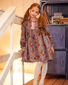 Платье "Винтаж", на девочку ростом 120 см, расцветка в единственном экземпляре 